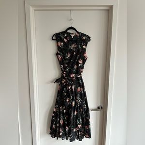Rebecca Taylor Ikat Wrap Dress (Size 8)